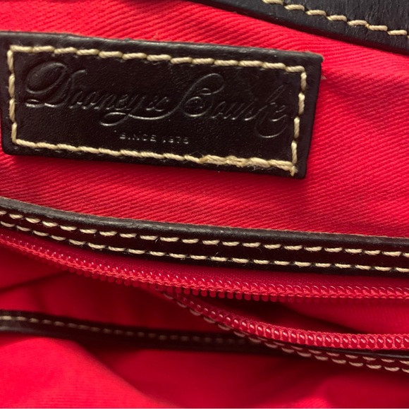Dooney & Bourke ostrich tote shoulder Chelsea bag - Picture 9 of 16